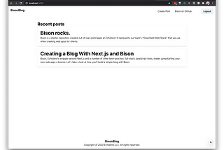 Creating Your Own JAMStack Blog in No Time with Next.js and Bison