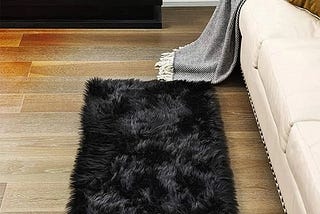 ciicool-black-fur-rug-fluffy-rug-small-faux-fur-rugs-for-bedroom-washable-faux-sheepskin-rug-for-sof-1