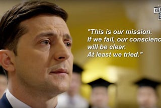 Zelenskyy’s speech is a brave reminder of what is at stake both here and abroad…