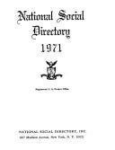 National Social Directory | Cover Image