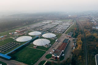 Sewage treatment works