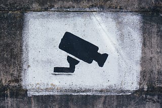 Image of a camera on a wall