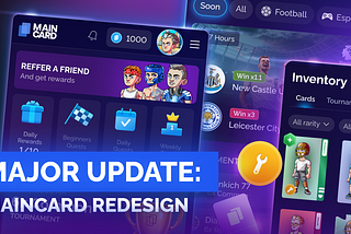 Major Redesign of the Maincard.io on TON
