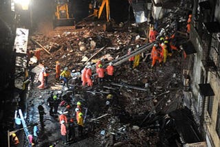 Mumbai building collapse: Two dead, 12 injured, rescue in progress