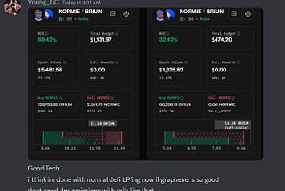 “Don’t need DEX emissions with ROI’s like that”