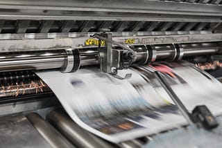 The shift of newspaper advertising