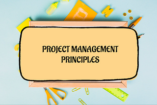 PROJECT MANAGEMENT PRINCIPLES