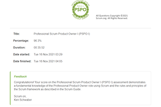 Self-study guide to prepare for & pass PSPO 1 & PSPO 2 certifications