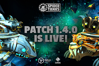 Patch 1.4: The Spider Tanks Arena Upgraded