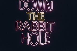 ‘I imagine , right now, you must be feeling a bit like Alice, tumbling down the rabbit hole? ’