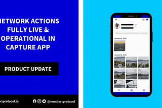 Capture App Network Actions & NUM Integration FULLY LIVE & Operational!