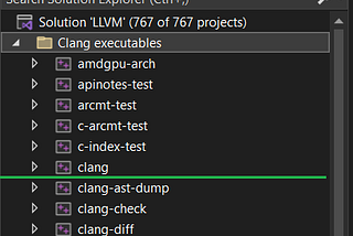 Build Clang in Visual Studio. Part 2