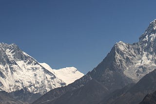 Snow covered mountains of Nepal