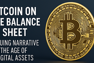 Bitcoin on the Balance Sheet: Valuing Narrative in the Age of Digital Assets