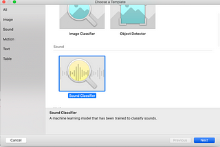 Sound classification with Create ML on iOS 13