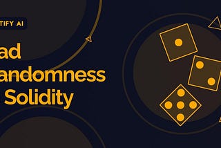 Bad Randomness in Solidity