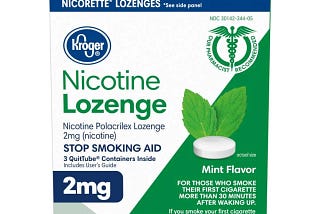 Kroger Mint Flavor Nicotine Lozenges 2mg 72ct - Adults | Image