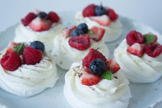 Pavlova Mini Cakes Recipe