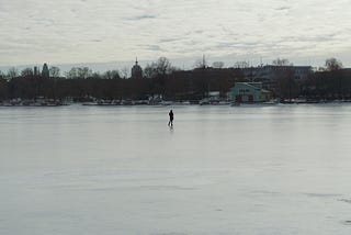 Naked Woman on the Lake