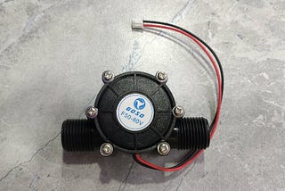 Generation of electricity in a smart home. Water turbine. [F50–80V]
