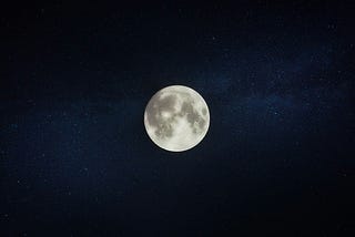 Full moon over Mainz