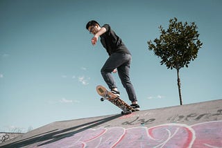 Fat Man from Vietnam Skateboarding