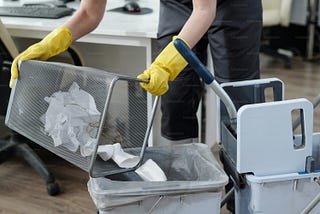 I Heard the Elderly Janitor Yell, “Shit!”
