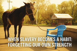 When Slavery Becomes a Habit: Forgetting Our Own Strength!
