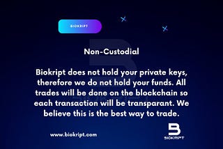 The BIOKRIPT platform and its unique sharing hybrid exchange model offer users an intuitive and…
