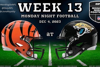 Monday Night Lock: 2023 Week 13