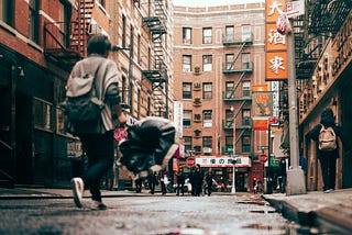 On dreaming of being a walker in the city once more.