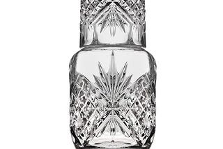 lefonte-crystal-bedside-night-carafe-pitcher-and-tumbler-glass-set-1