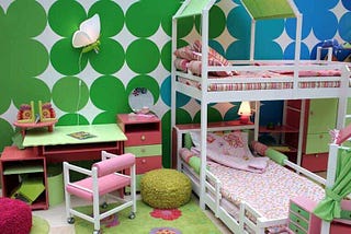 Decorative errors in children’s bedrooms