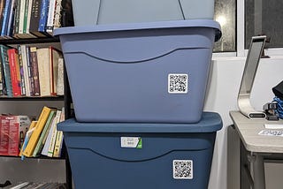 Mi sistema ninja para organizar con códigos QR