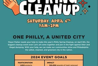 Philly’s Annual Spring Clean-Up is Back April 6th