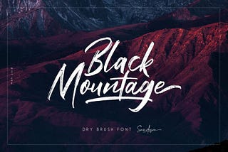 Black Mountage Font