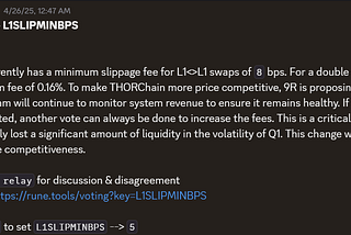 TCU THORChain Updates (May 2025)