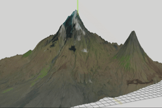 Visualizing a mountain using Three.js, Landsat and SRTM