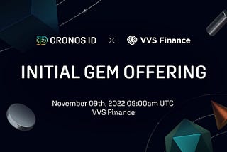Cronos ID IGO Announcement