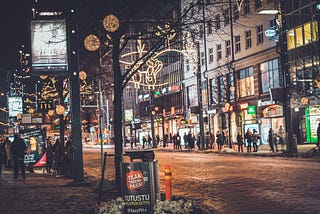 Snowflakes, winter evenings and the lonesome walks