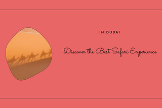 Where Can You Find the Best Safari Experience in Dubai?