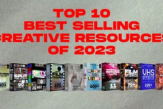 top 10 best selling creative resources of 2023