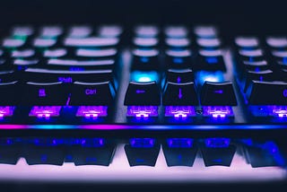 Photo by John Petalcurin: https://www.pexels.com/photo/close-up-photo-of-gaming-keyboard-2115257/