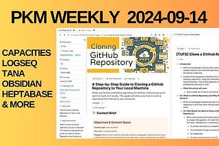 PKM Weekly — 2024–09–14