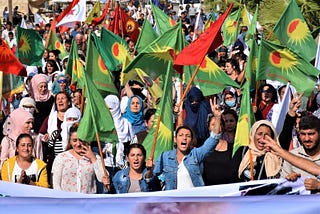 Thousands of Kurds protest US military withdrawal from northeast Syria