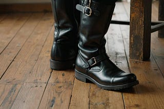 Black-Leather-Calf-Boots-1