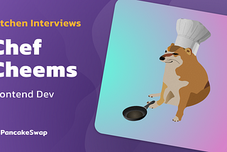 Kitchen Interviews: Chef Cheems, the Lottery-obsessed Doggie.