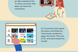 Figure 8: Storyboard showing an example of how an user would benefit from having our personalization feature