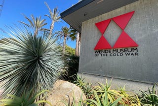 A photo of the outside of the The Wende Museum of the Cold War in Culver City, California