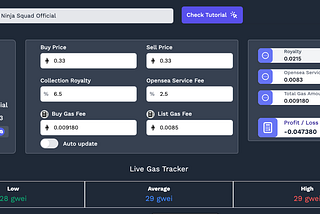 NFT Profit Calculator